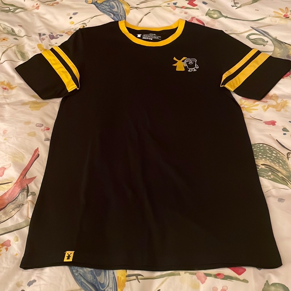 Dutch Bros black & yellow ringer T-Shirt NWOT Size Medium